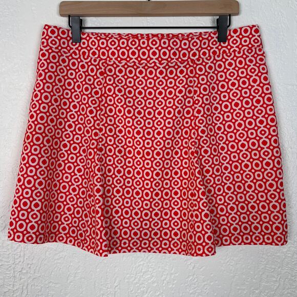RipSkirt Hawaii Dotdotdot Red Print Wrap Skirt Length 1 Size Large - Picture 2 of 4